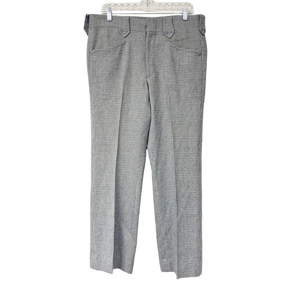Vintage Pendleton Mens Wool Plaid 70s Trousers Pants